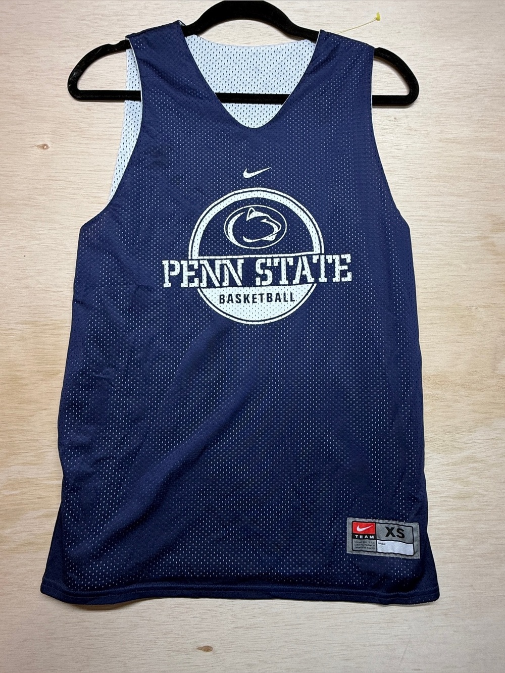 Nike Team Penn State Nittany Lions Basketball Practice Jersey Reversible Mens XS